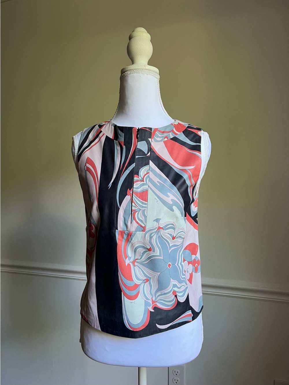 Emilio Pucci 80s Leather Top